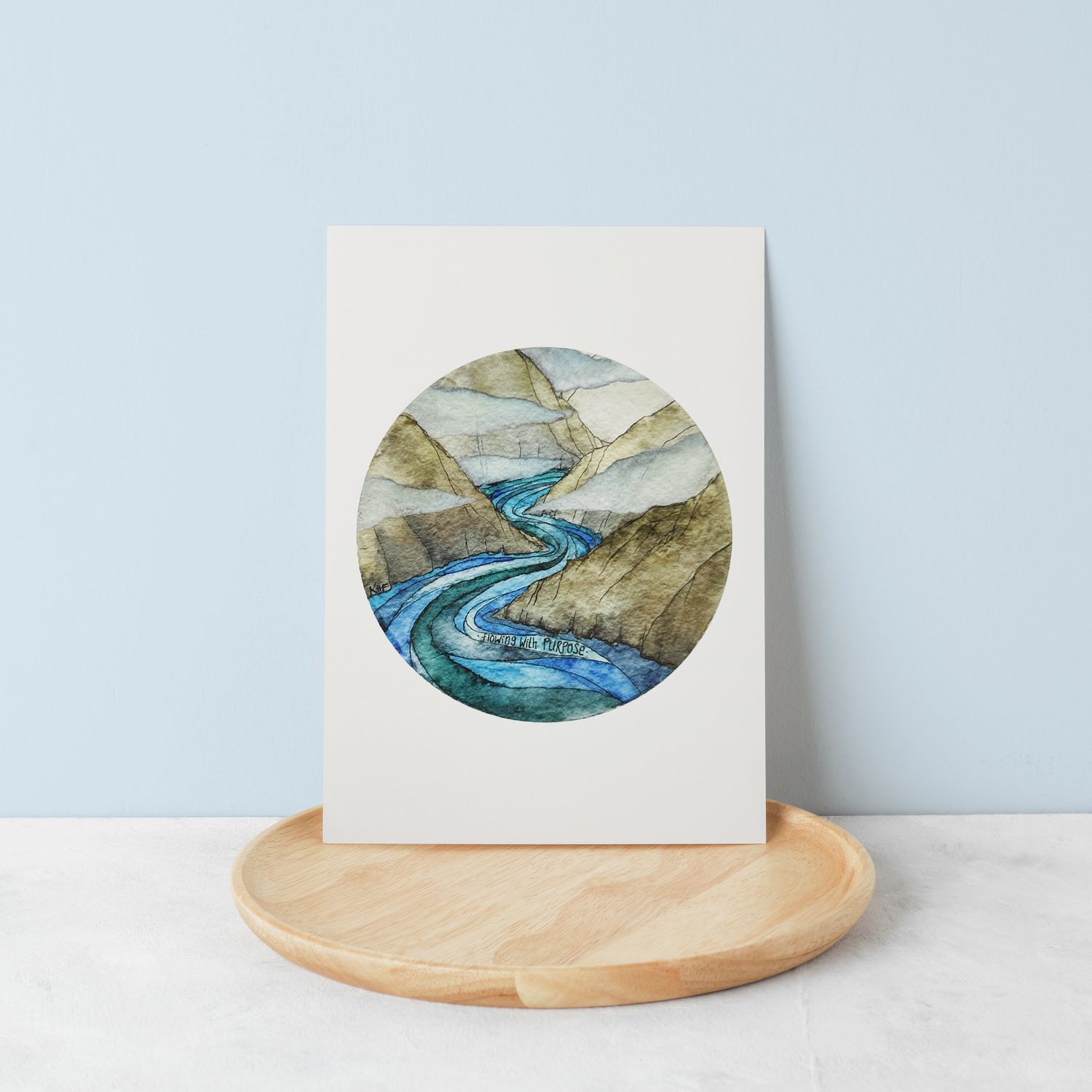 Giclee Print 5x7 | Flowing With Purpose