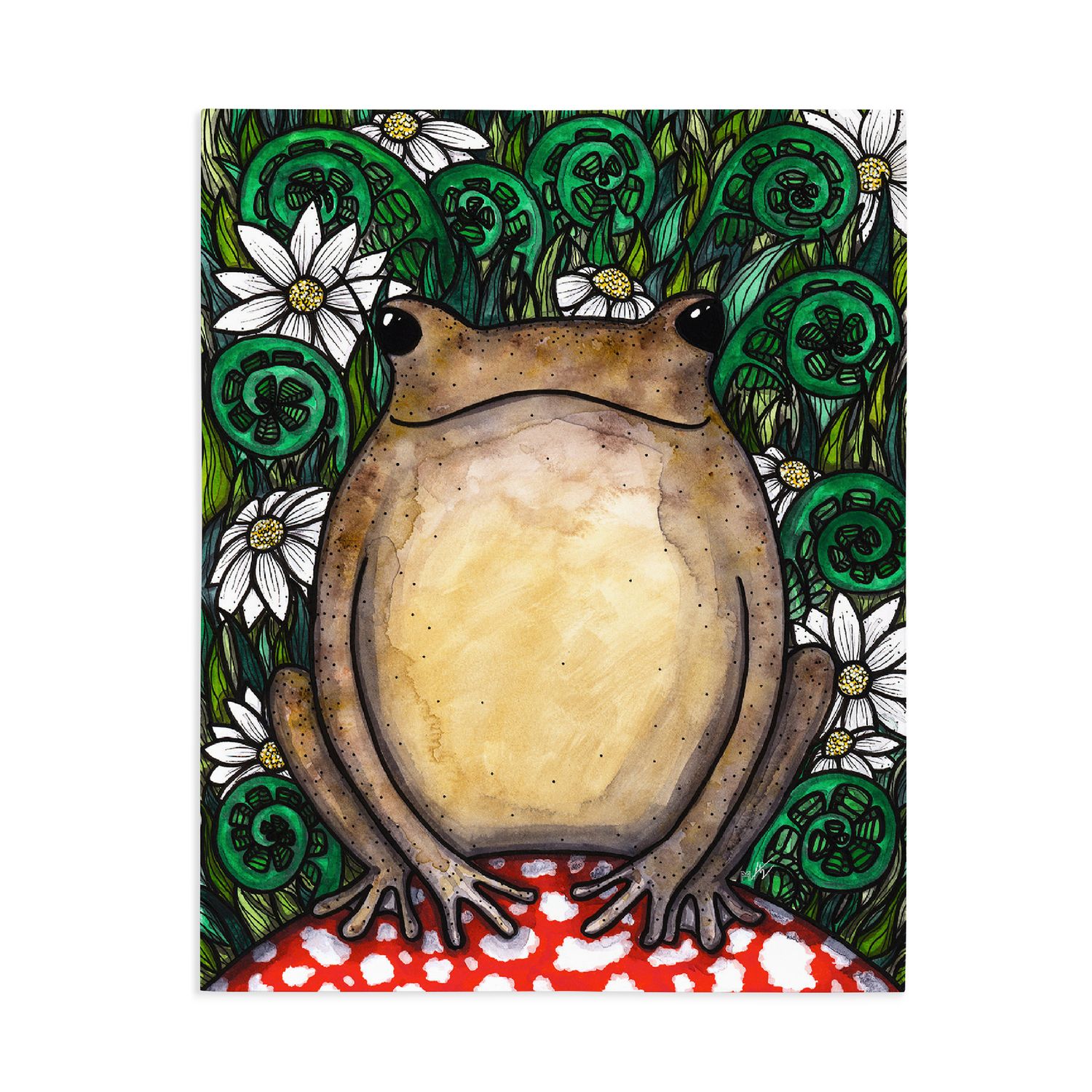 Print 8x10 | Little Ribbit