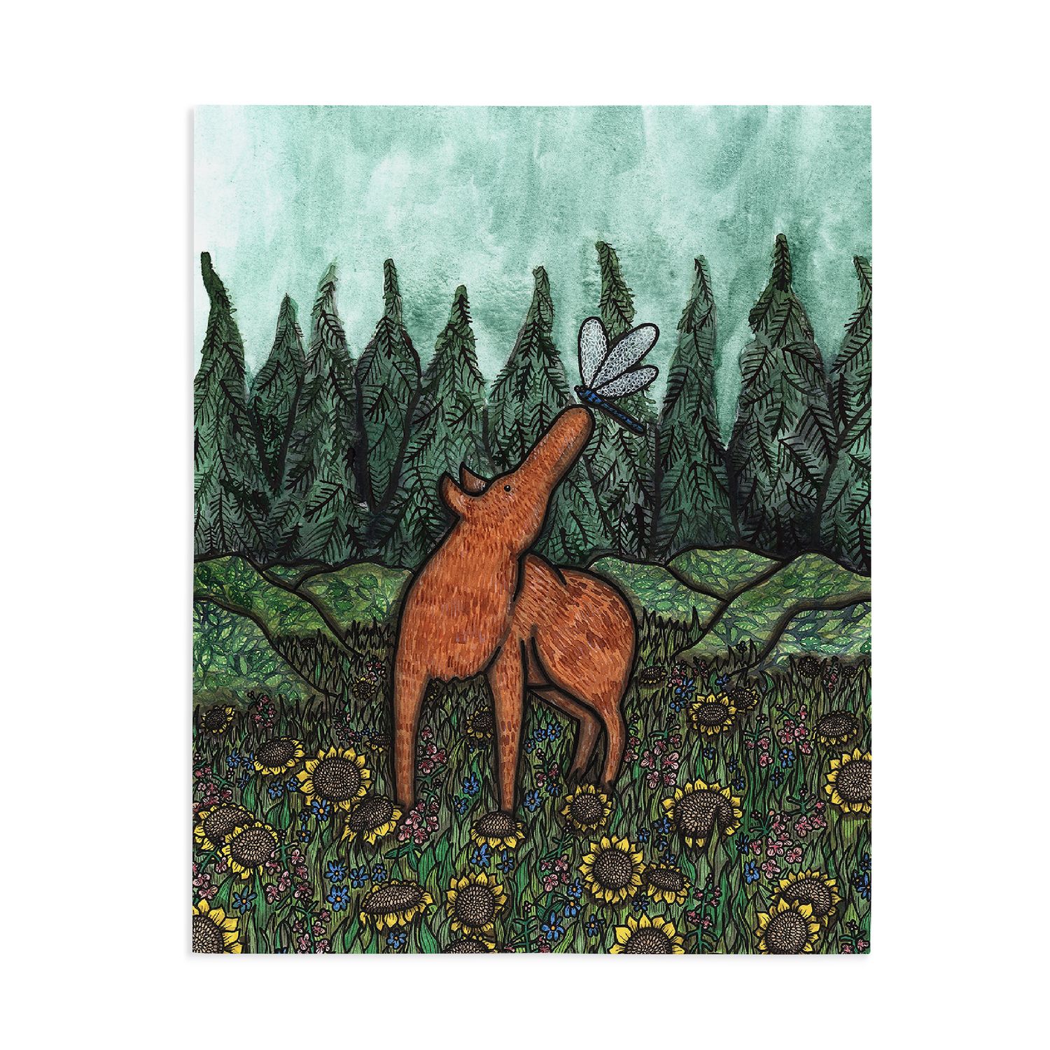 Print 8x10 | Moose Meadow