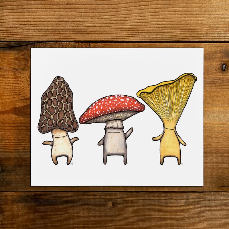 Print 8x10 | Fungi Party