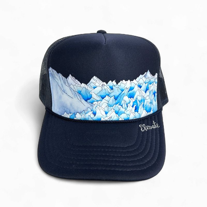 Glacier Trucker Hat | Navy