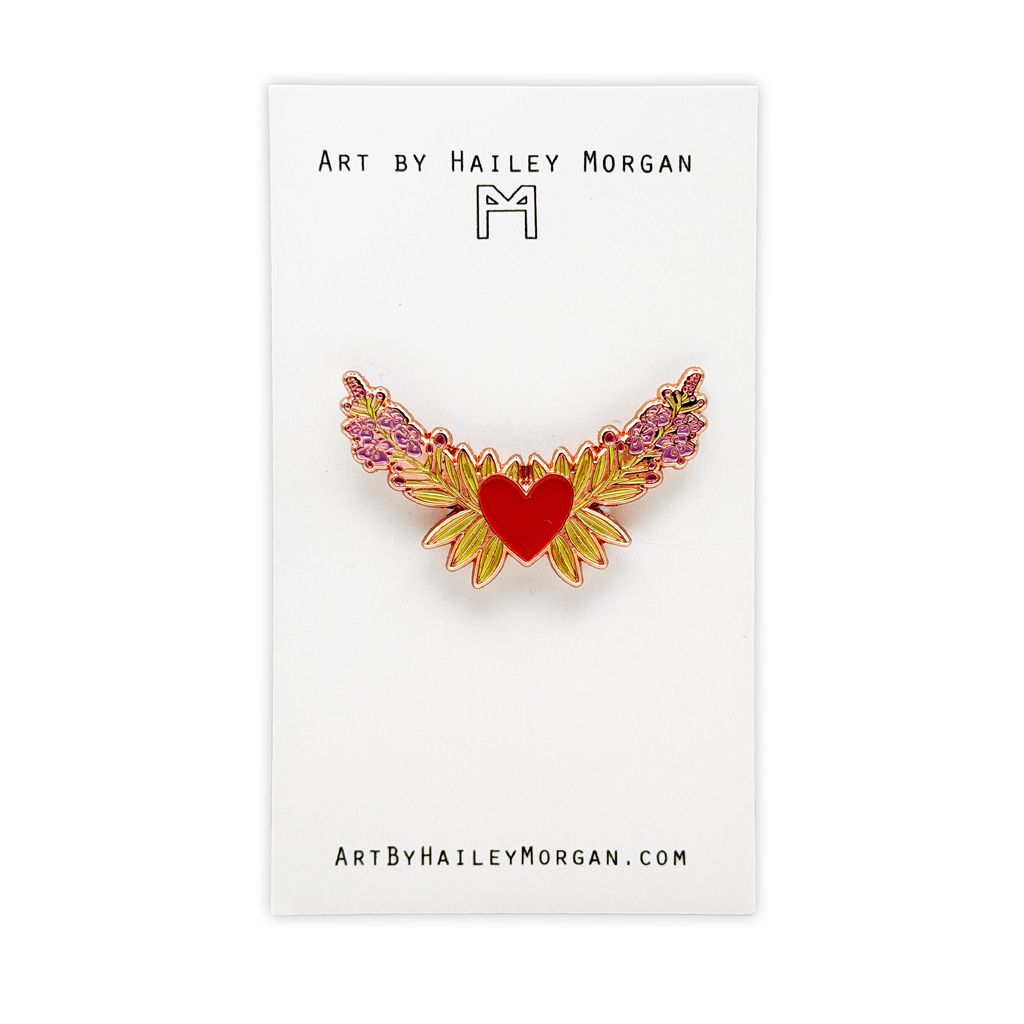 Fireweed Love Enamel Pin