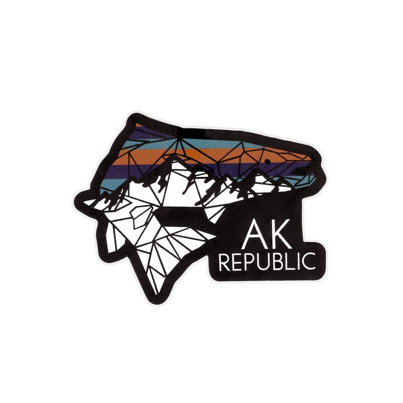 Sunset Salmon Sticker