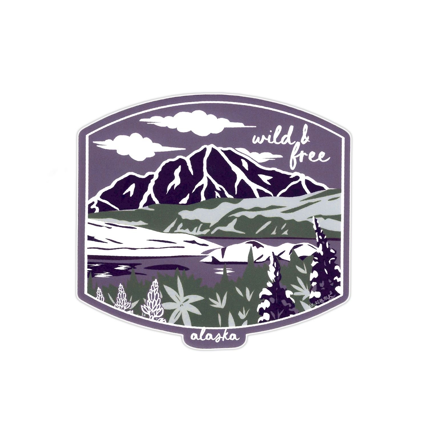 Wild &amp; Free Sticker