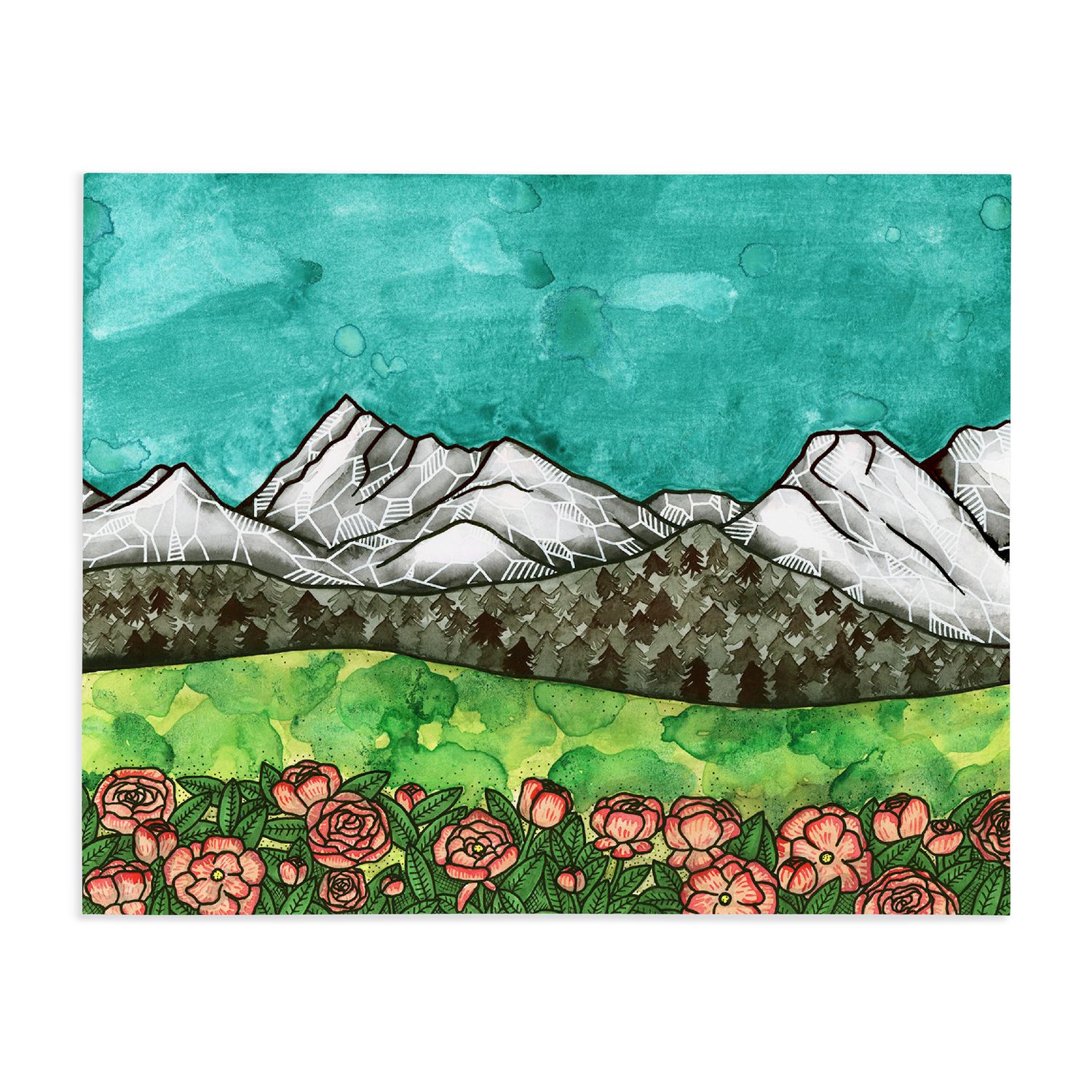 Print 8x10 | Chugach Peonies