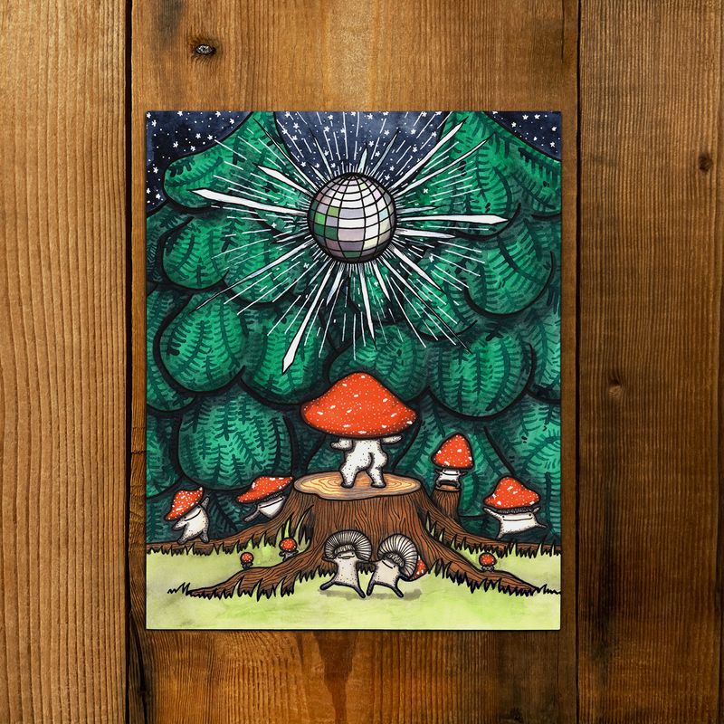 Print 8x10 | Forest Disco