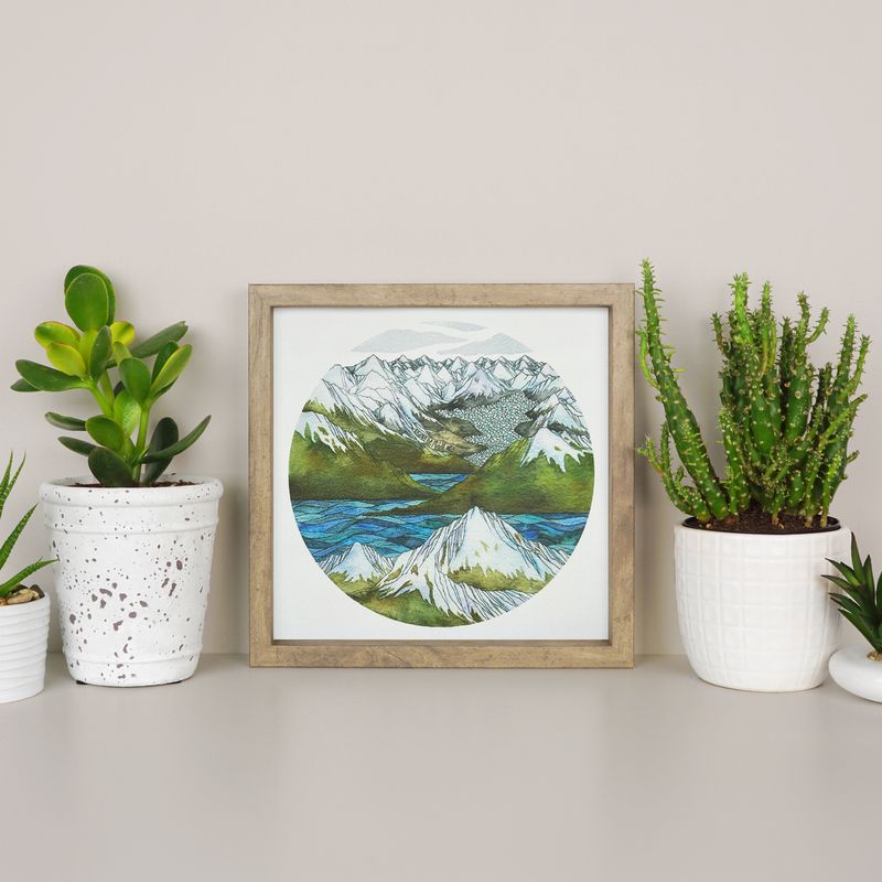 Giclee Print 9x9 | Finding the Middle Way