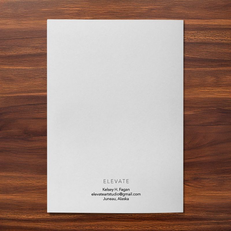 Finding the Middle Way Greeting Card (W)