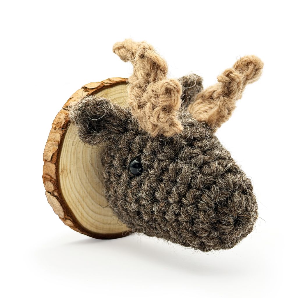 Crochet Moose Magnet