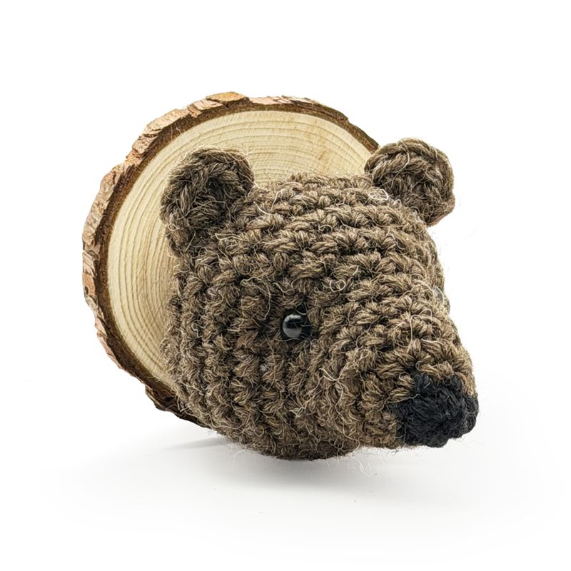 Crochet Brown Bear Magnet