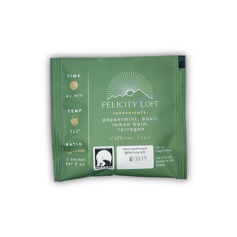 Basil Mint Tea Sachet