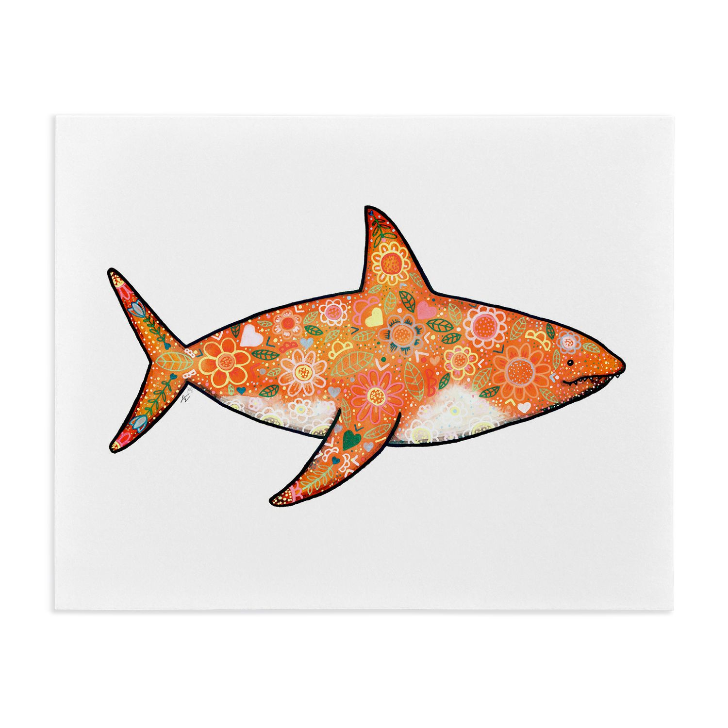 Print 8x10 | Grow &amp; Bloom Shark