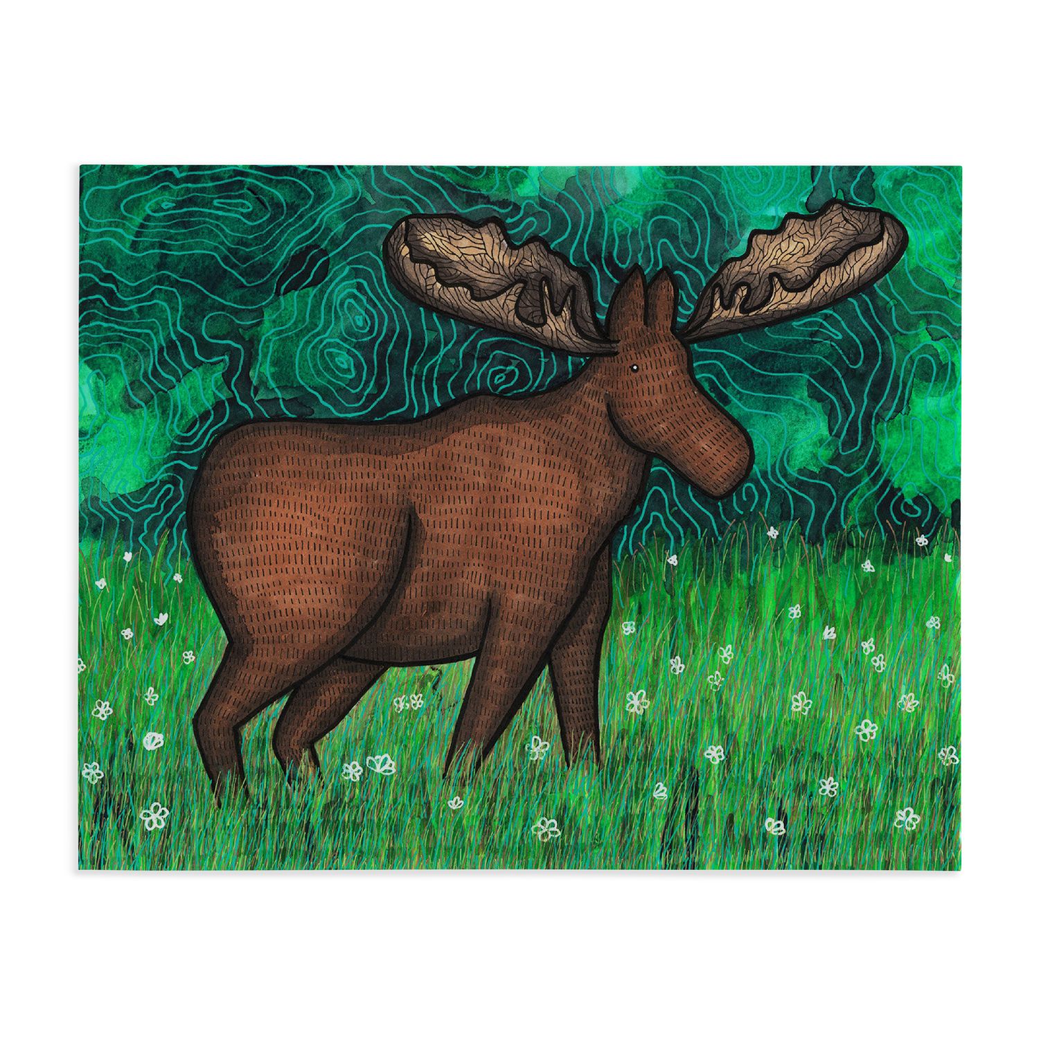 Print 8x10 | Summer Moose