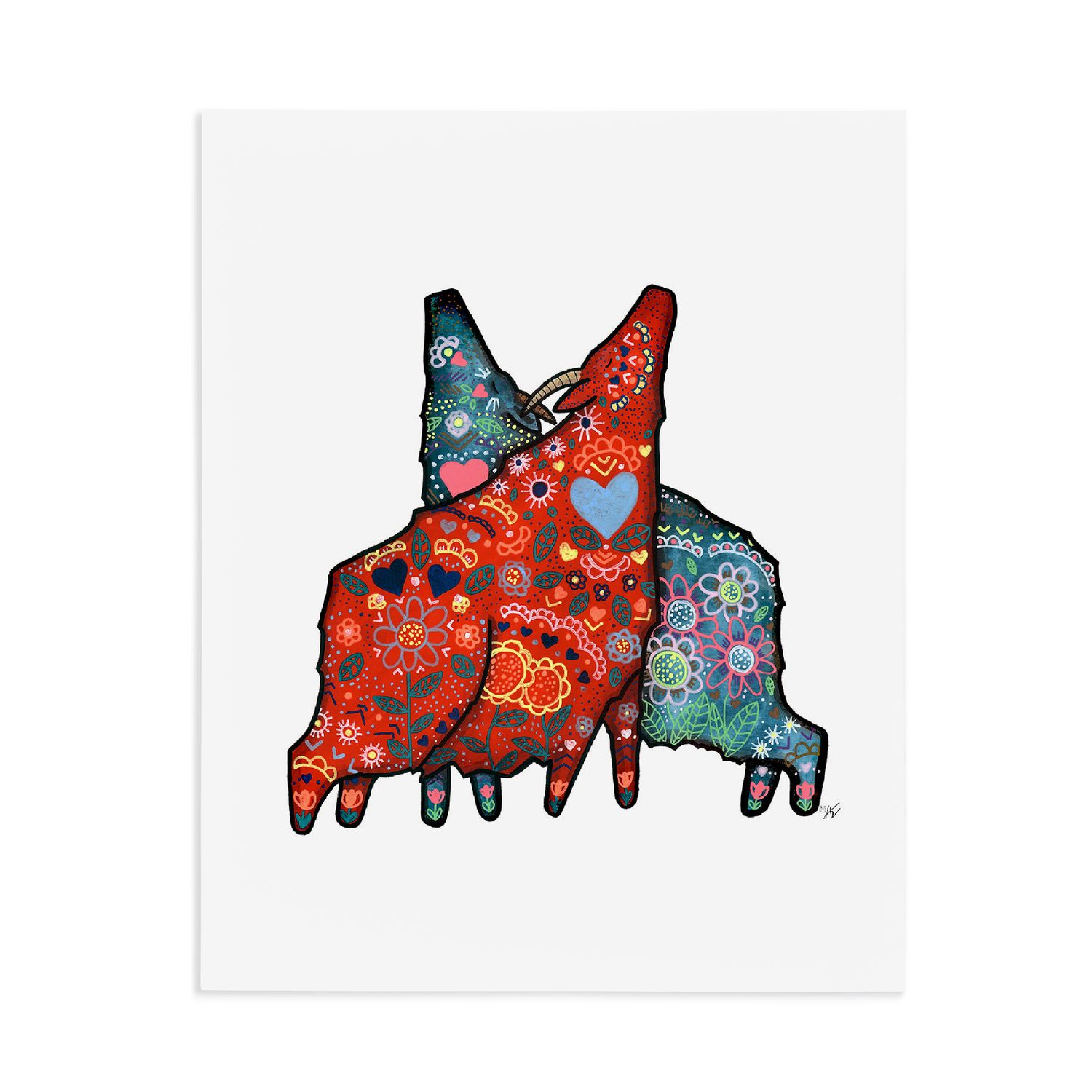 Print 8x10 | Grow &amp; Bloom Mountain Goats