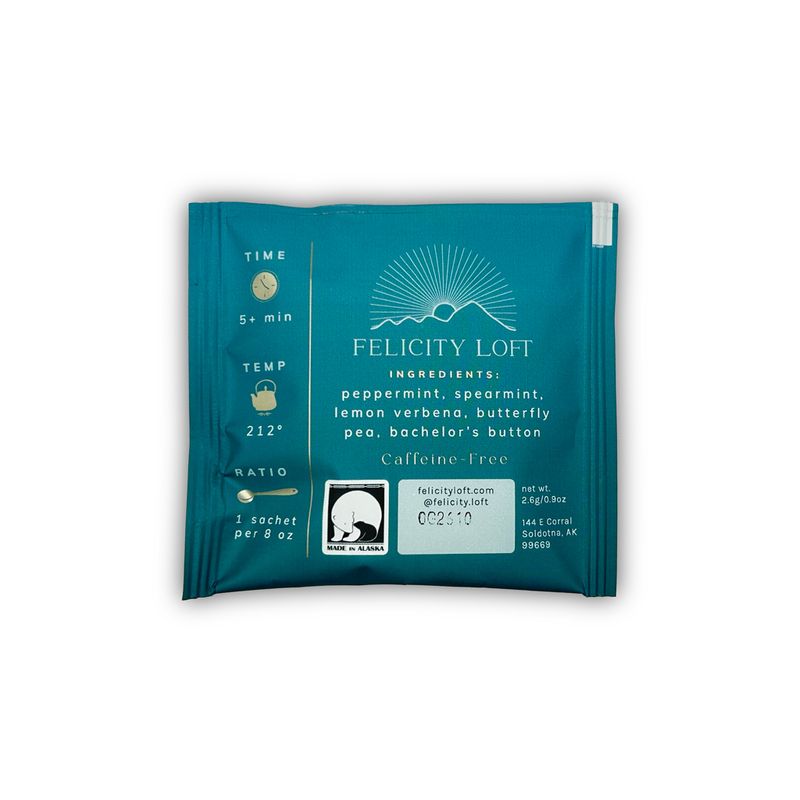Glacier Blue Tea Sachet