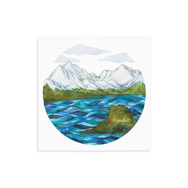 Giclee Print 6x6 | Waiting for the Message (W)