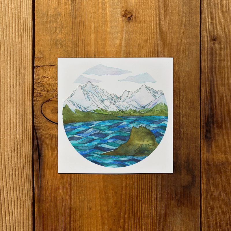 Giclee Print 6x6 | Waiting for the Message