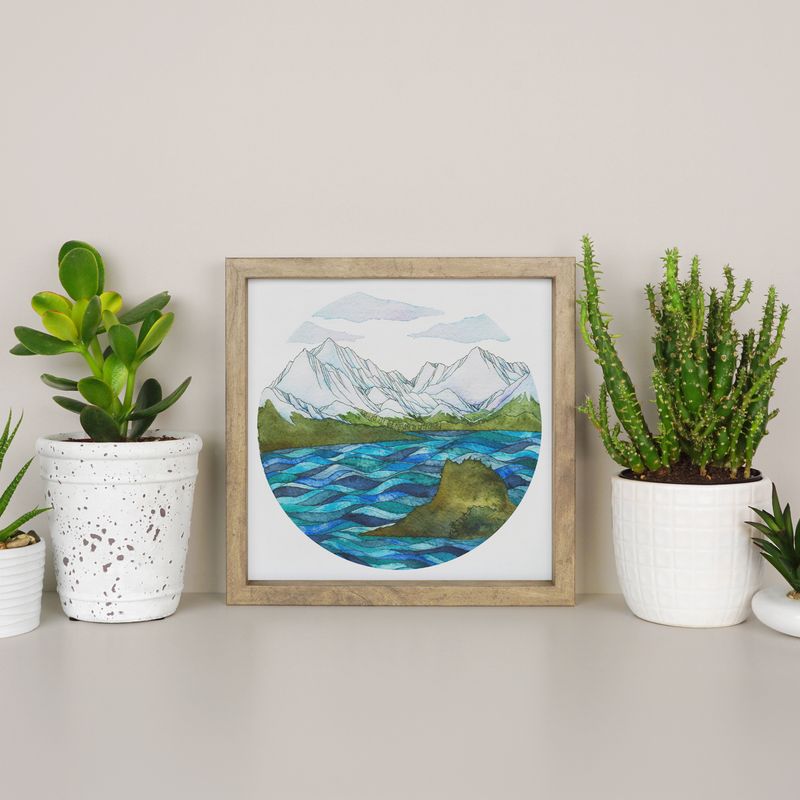 Giclee Print 9x9 | Waiting for the Message