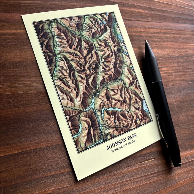 Postcard Gold Foil | Johnson Pass
