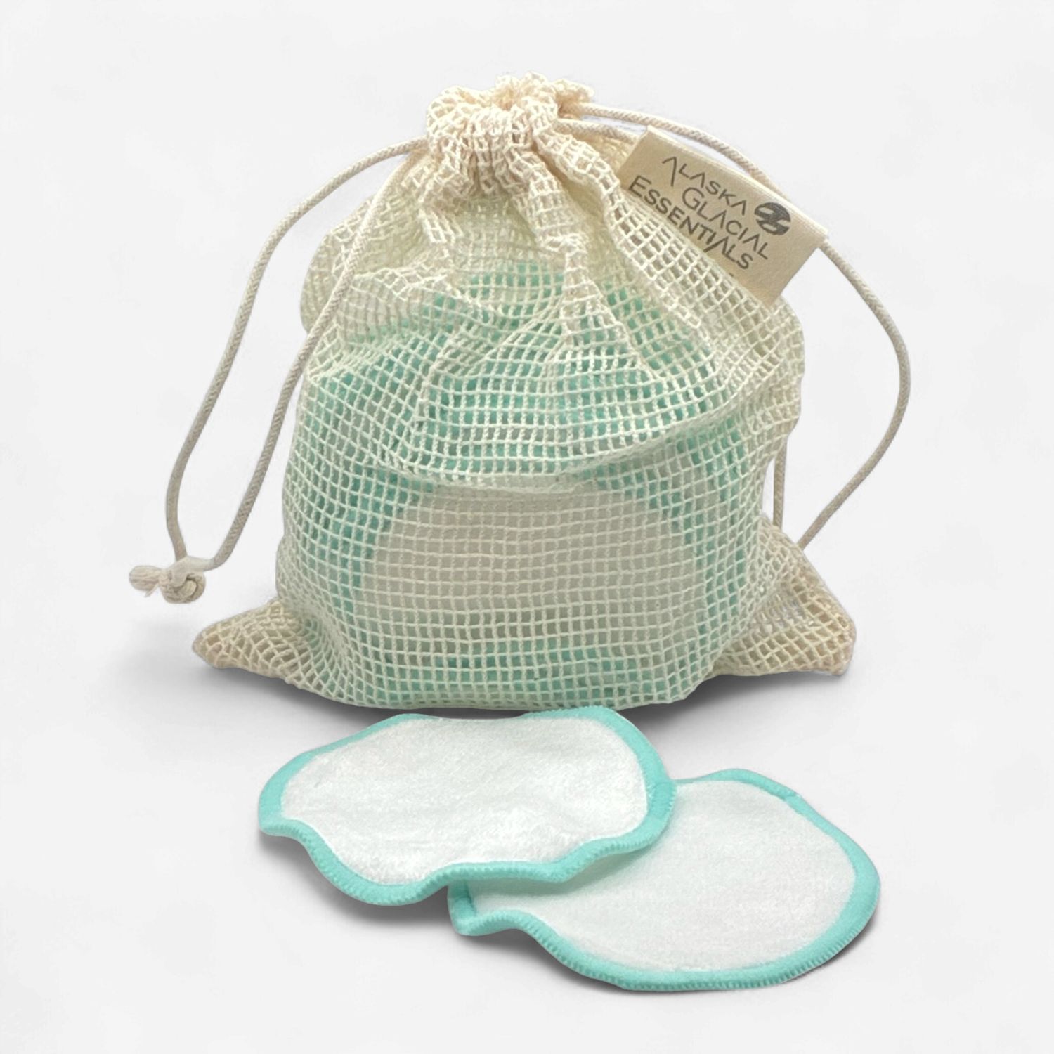 Reusable Bamboo Pads Set + Laundry Bag