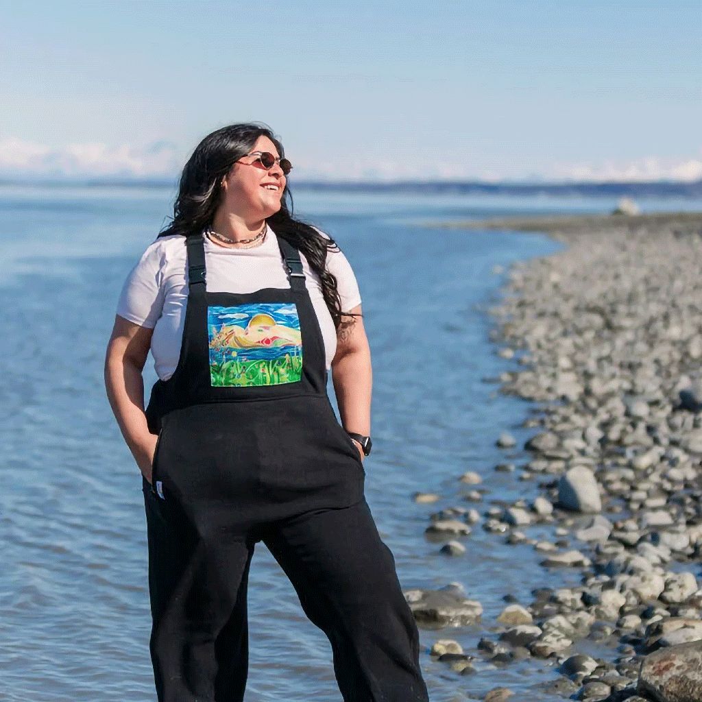 Sleeping Lady Fleece Overalls