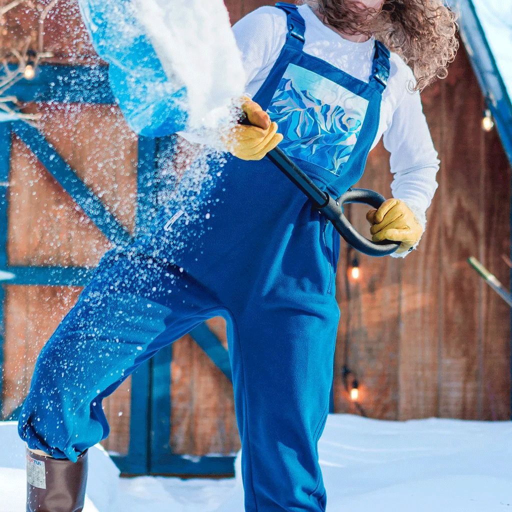 Where Mountains Meet Fleece Overalls