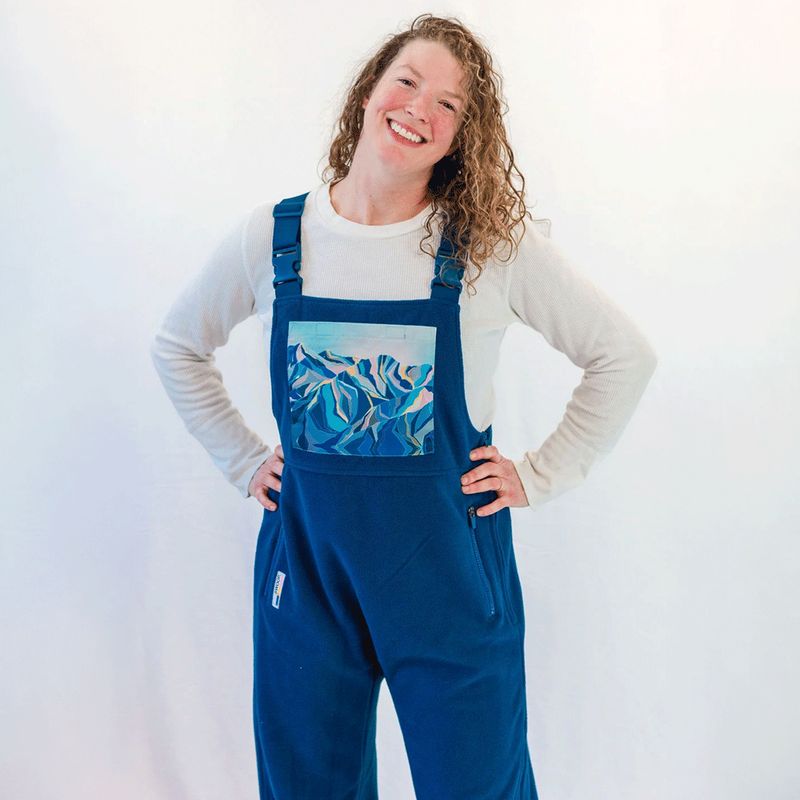 Where Mountains Meet Fleece Overalls