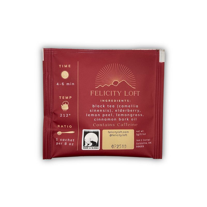Cinnamon Elderberry Tea Sachet