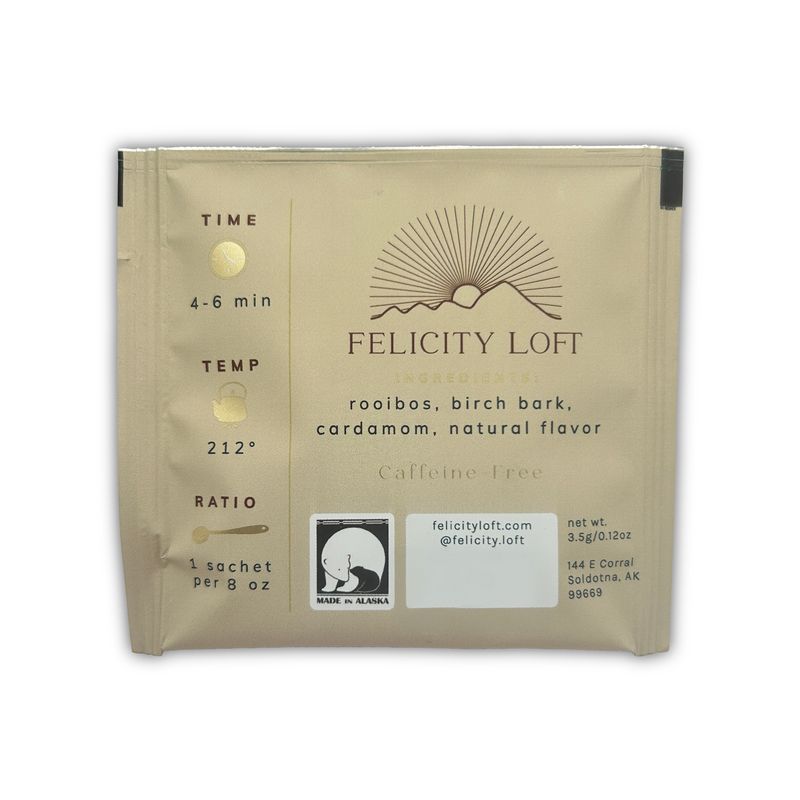 Rooibos Vanilla Birch Tea Sachet