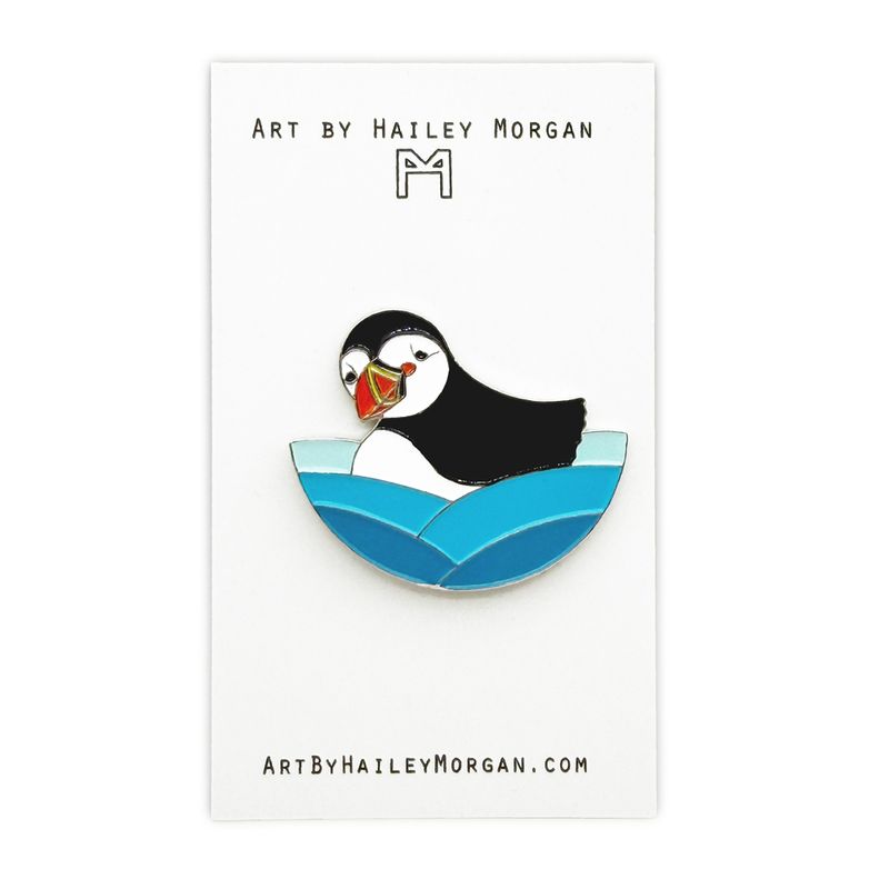 Puffin Enamel Pin
