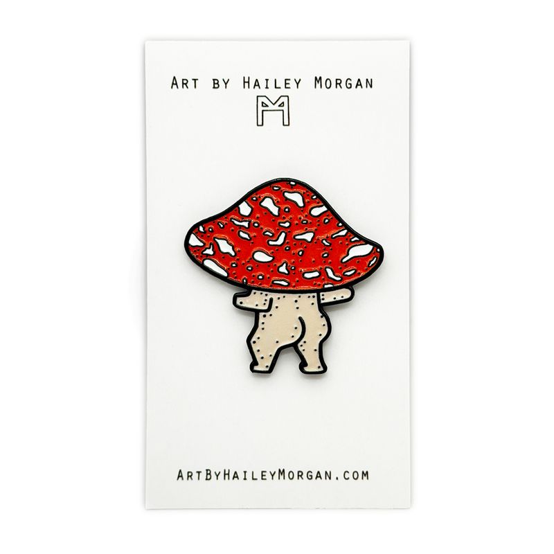 Disco Fun-Guy Enamel Pin