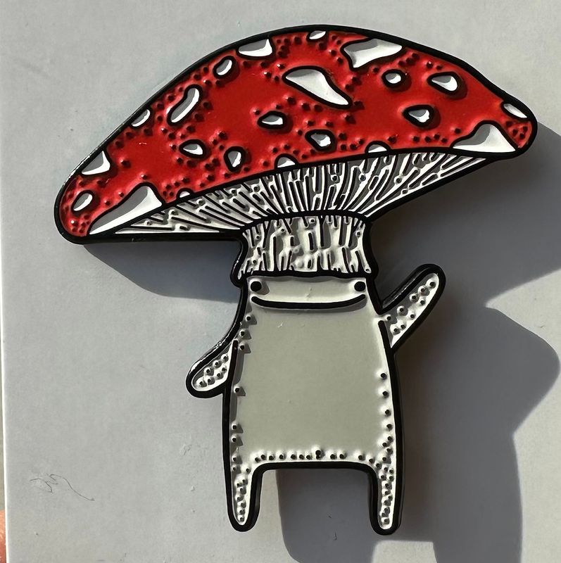 Fun-Guy Amanita Enamel Pin