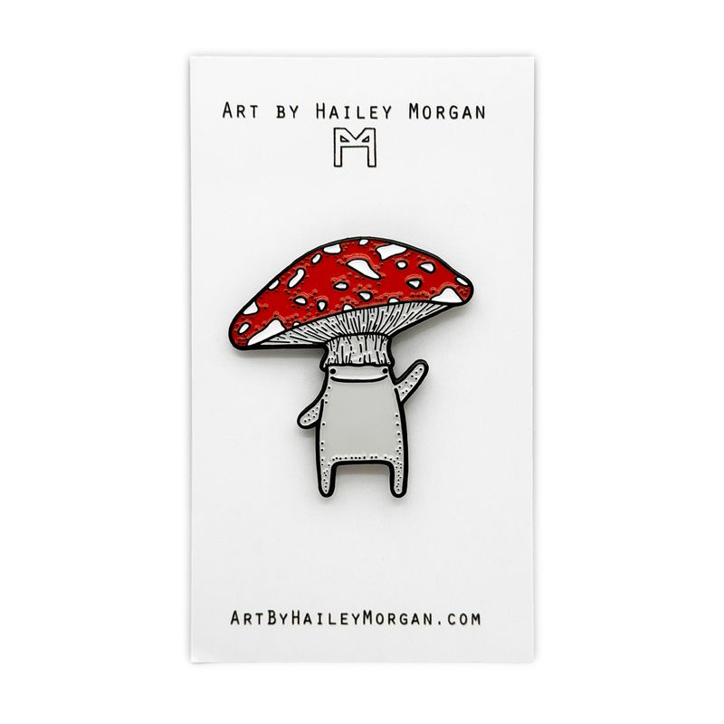 Fun-Guy Amanita Enamel Pin