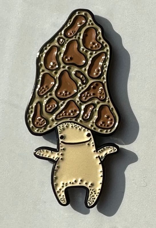 Fun-Guy Morel Enamel Pin