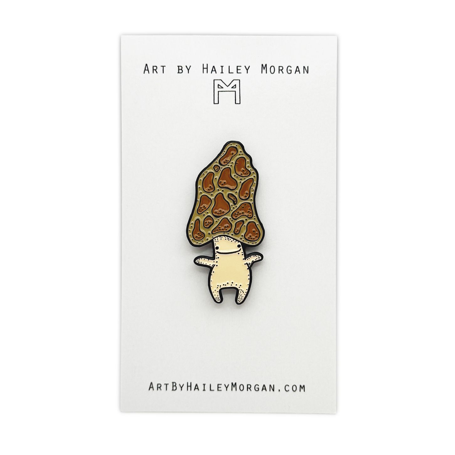Fun-Guy Morel Enamel Pin