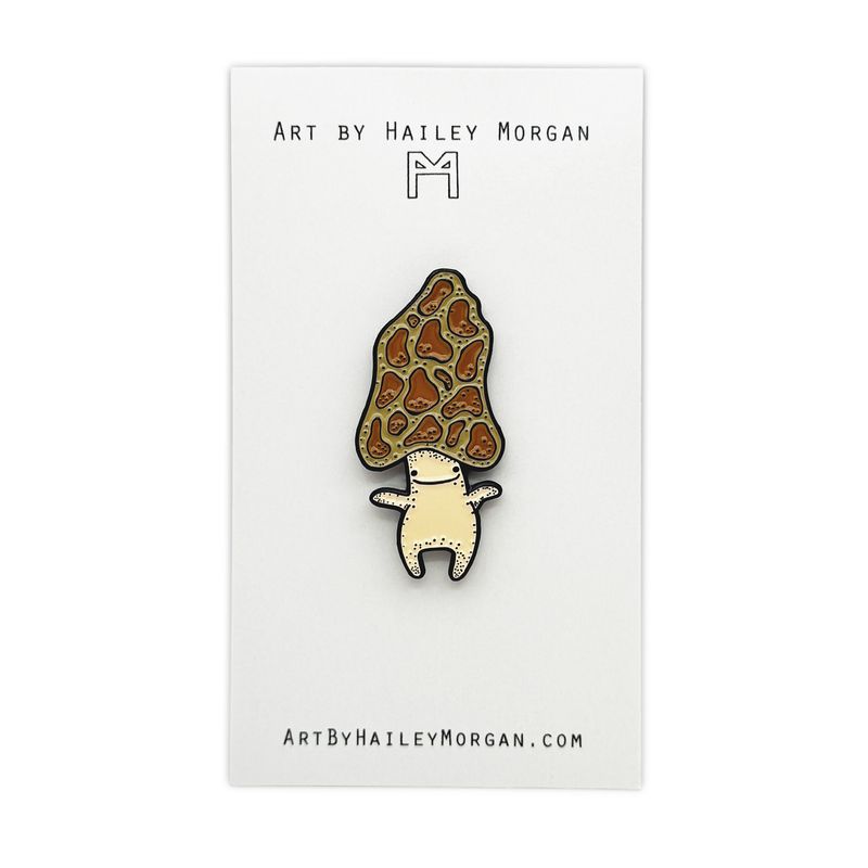 Fun-Guy Morel Enamel Pin