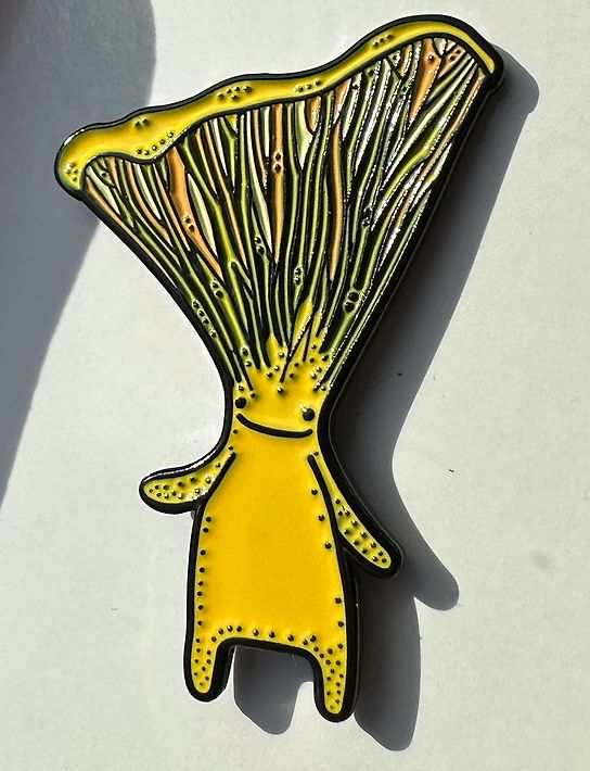 Fun-Guy Chanterelle Enamel Pin