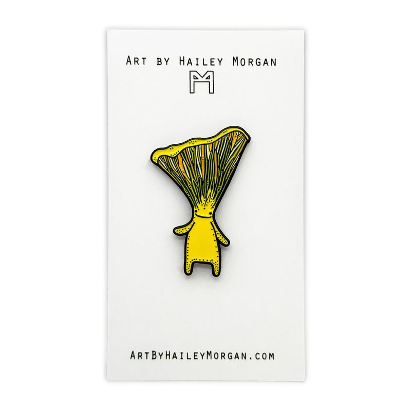 Fun-Guy Chanterelle Enamel Pin