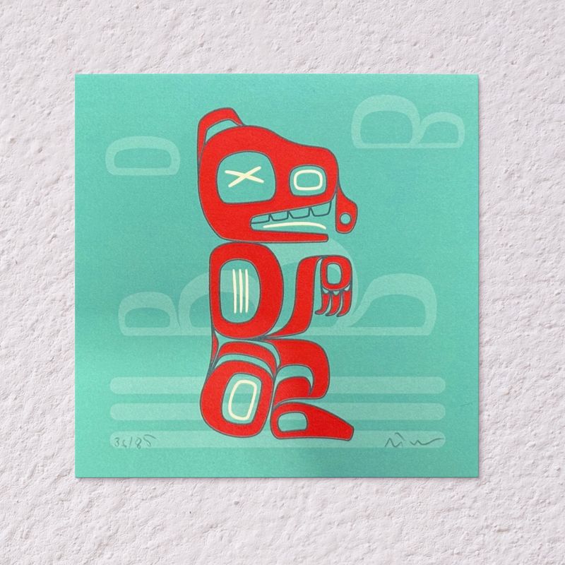Print 4x4 | Snotty Nose Bear