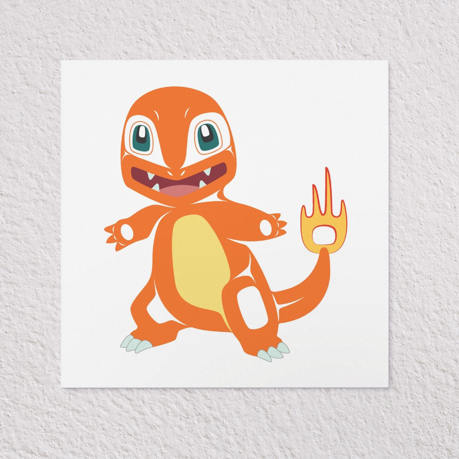 Giclée Print 8x8 | Charmander