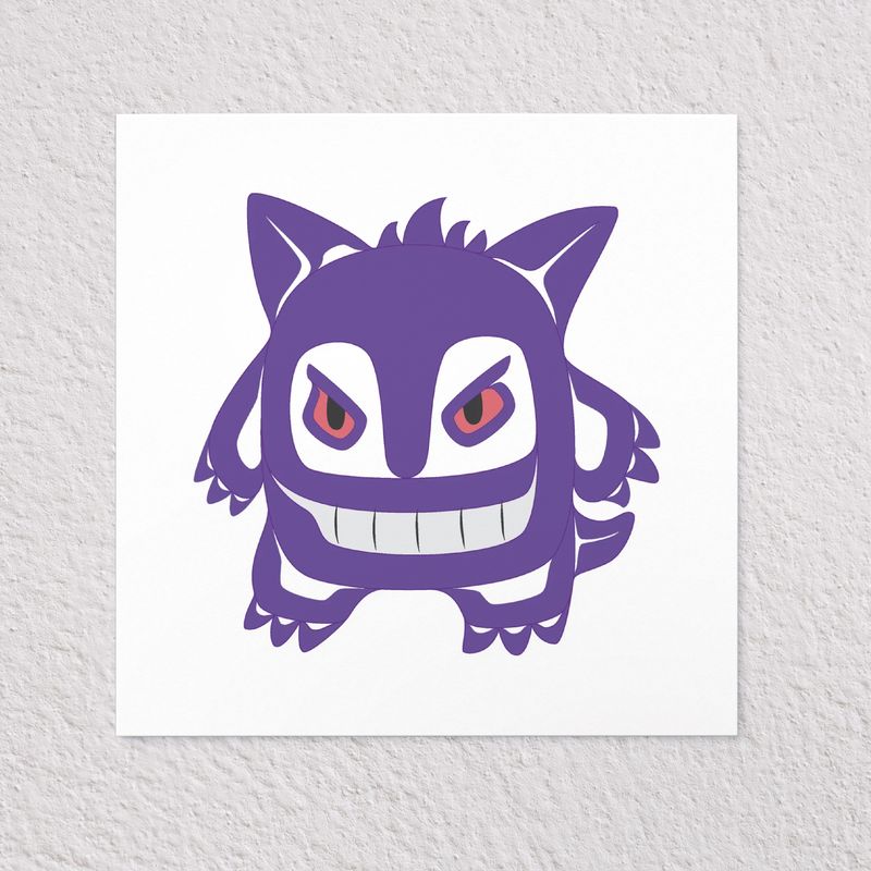 Giclée Print 8x8 | Gengar