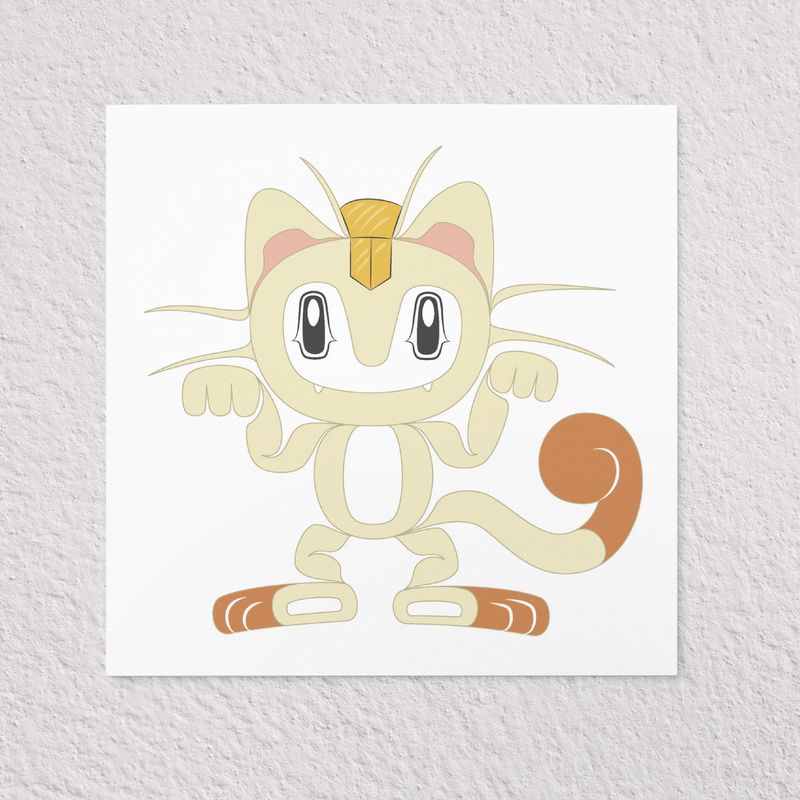 Giclée Print 8x8 | Meowth