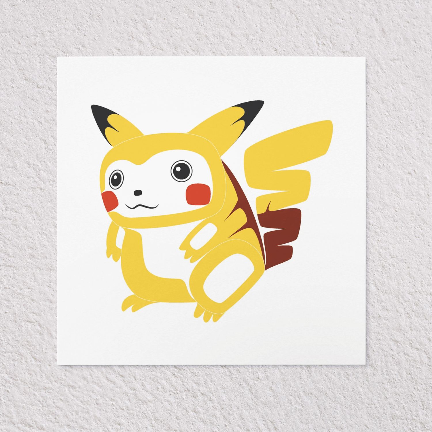 Giclée Print 8x8 | Pikachu