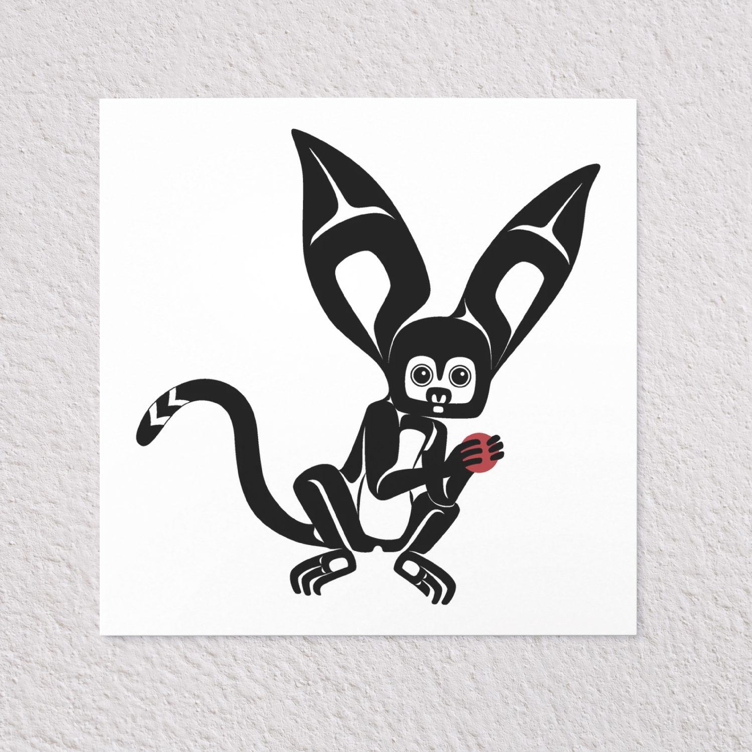 Giclée Print 8x8 | Momo
