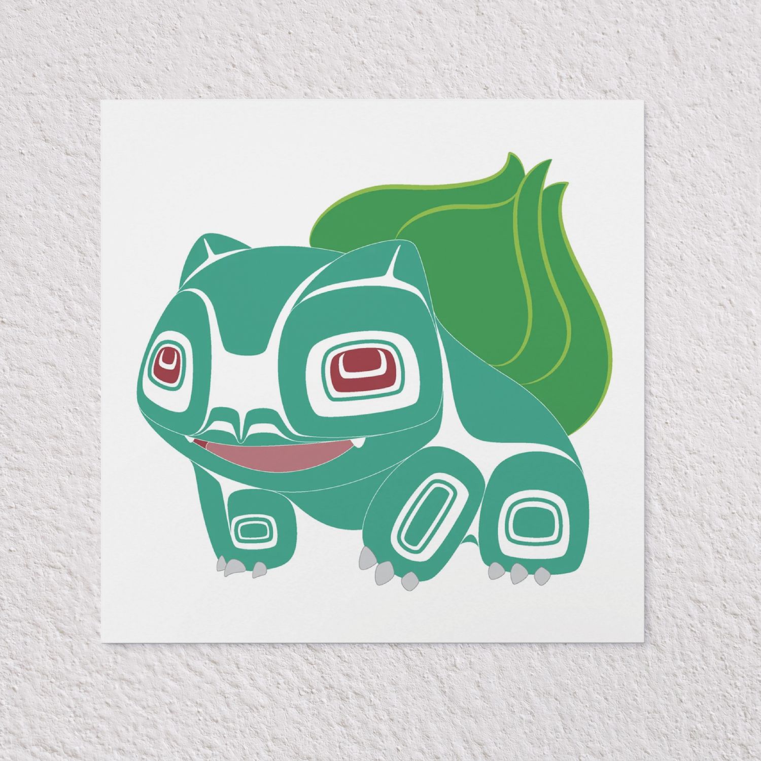 Giclée Print 8x8 | Bulbasaur