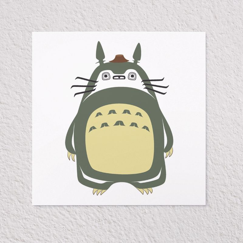 Giclée Print 8x8 | Totoro