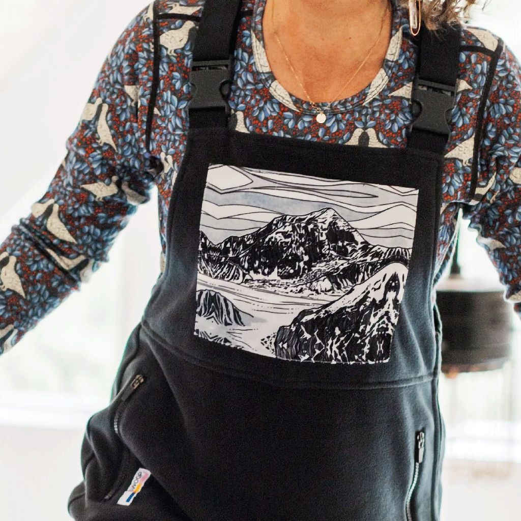 Alaska Range Fleece Overalls