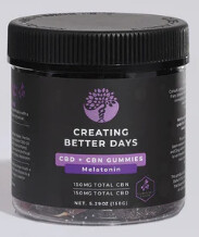 CBDays Sleep Support CBD:CBN Sleep Gummies + Melatonin