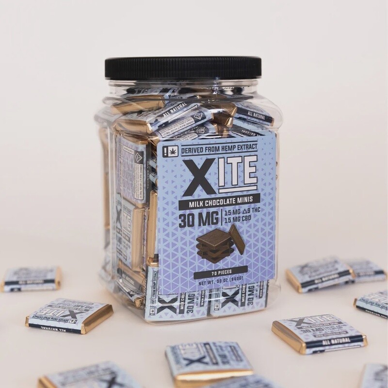 Xite Delta 9 THC Milk Chocolate Minis