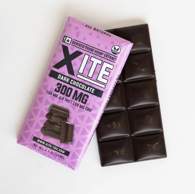 Xite Delta 9 THC Dark Chocolate Bar